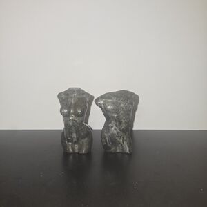 Elegant Pyrite Torso Sculptures